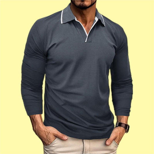 Men's Casual Polo Shirt - Comfortable & Versatile Top