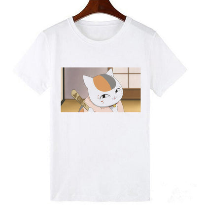 Kawaii Skull Cat Girl T-Shirt Top