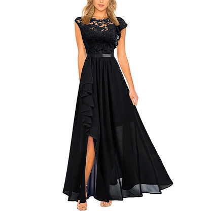 High Waist Lace Long Dress for Amazon Cross-Border