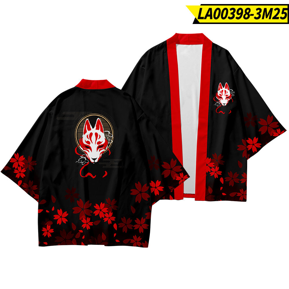 Male Fox Onmyoji Taoist Robe Outfit