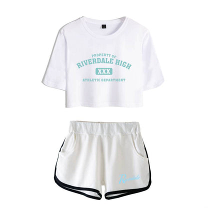 Riverdale Women's Cropped Casual Outfit Set