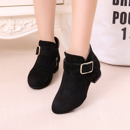 2024 Korean Style Warm Girls' Mid-Calf Boots
