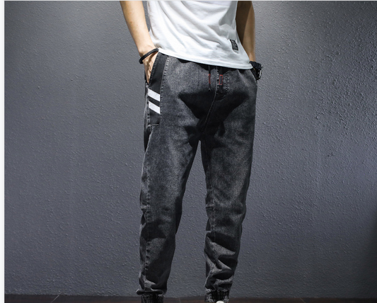 Men's Casual Long Trousers for Workwear and Footwear