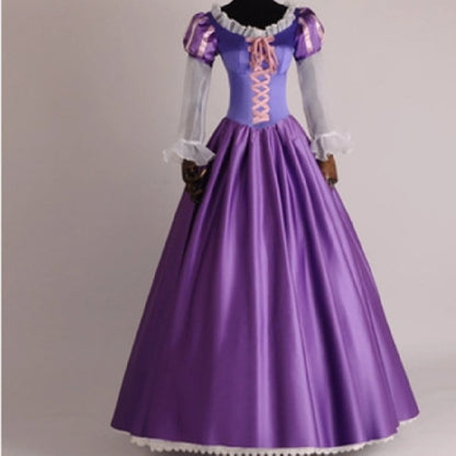 Long Hair Princess Costume Dress for Performances