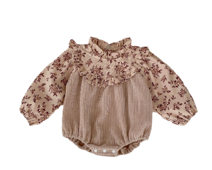 Luana Romper - 2023 Autumn Baby Corduroy Outfit