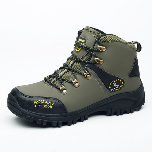 Men's High-Top Outdoor Hiking Shoes (Cross-Border Size)