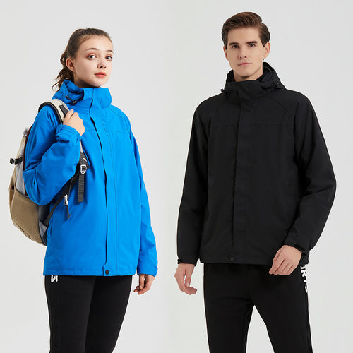 Outdoor 2-Piece Windbreaker Set with Detachable Lining