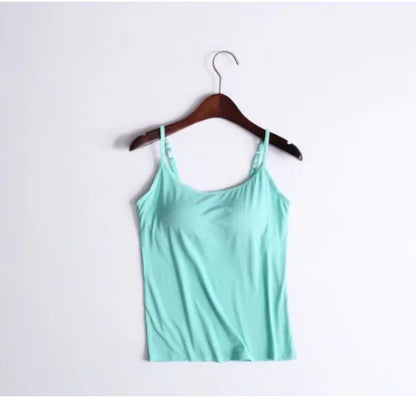 Women's Camisole with Built-In Padded Bra (Single)