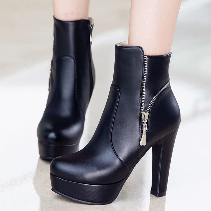 Women's Chunky Heel Ankle Boots
