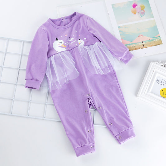 Cartoon Children's Sports Bodysuit Outfit Set