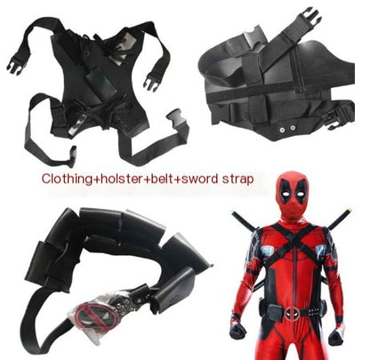 Adult Deadpool Costume with Accessories (170-180 CM)