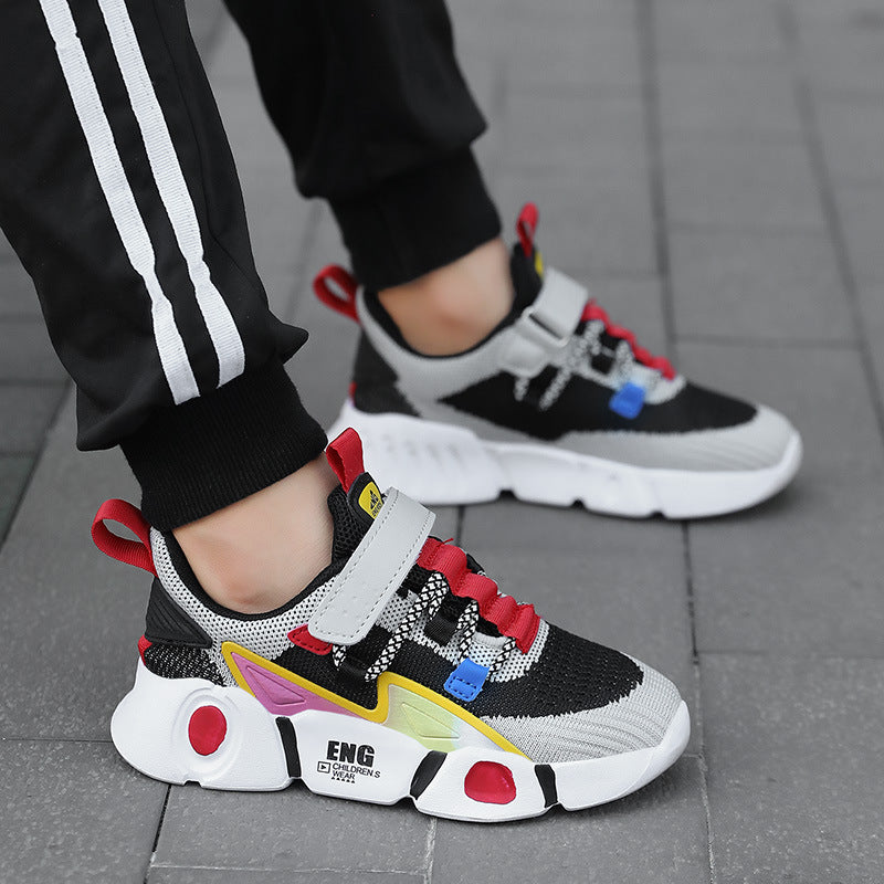 Boys' Breathable Soft Sole Casual Sports Shoes