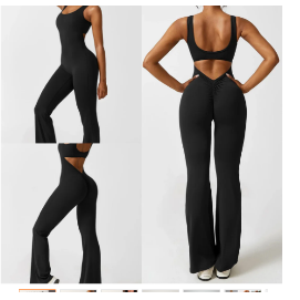 Seamless Shaping Jumpsuit for Yoga and Fitness (One Piece)