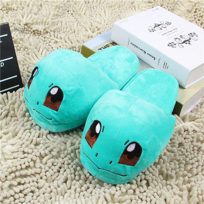 Pokémon Snorlax and Pikachu Plush Indoor Slippers
