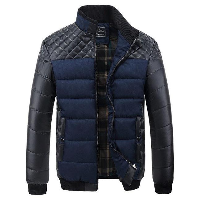 Men's Cotton Jacket, Korean Style Slim Fit Coat