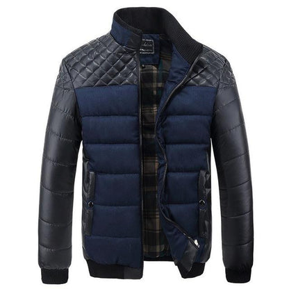 Men's Cotton Jacket, Korean Style Slim Fit Coat