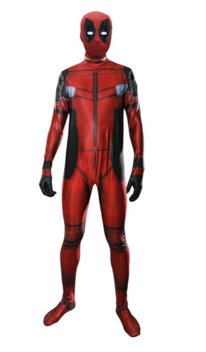 Adult Deadpool Costume with Accessories (170-180 CM)