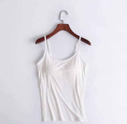 Women's Camisole with Built-In Padded Bra (Single)