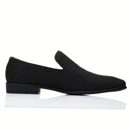 Men's Lightweight Non-Slip Knitted Loafers for Casual Wear