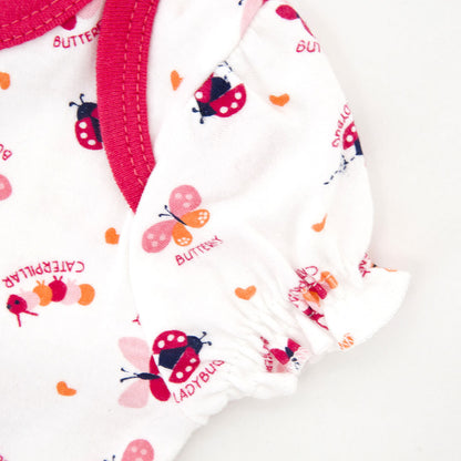 3-Piece Cartoon Summer Outfit for Newborn Baby Girls