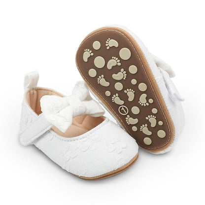 Adorable Bowknot Baby Shoes for First Steps (Non-slip)