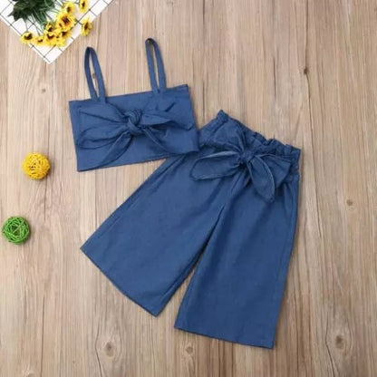 Denim Women's Shirt Set (Shirt Outfit)