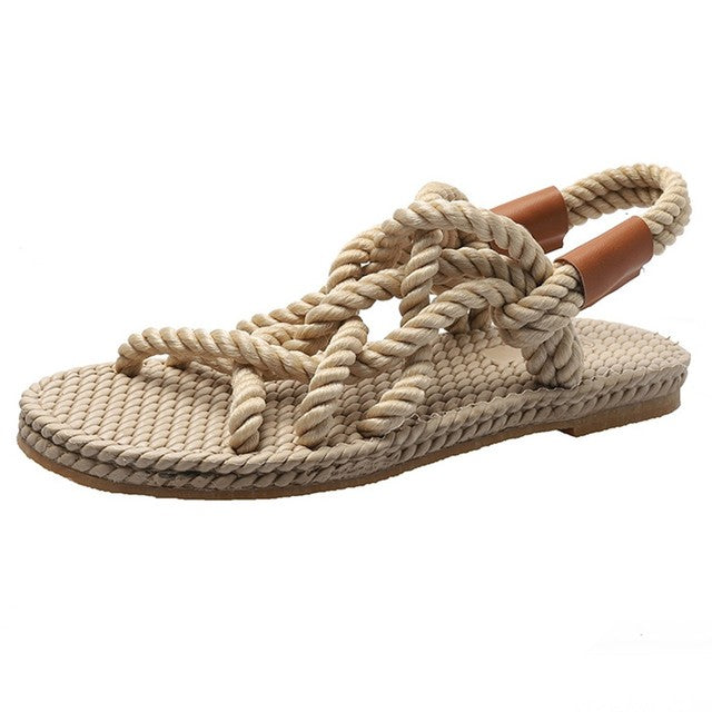 Woven Rope Women's Casual Fashion Sandals