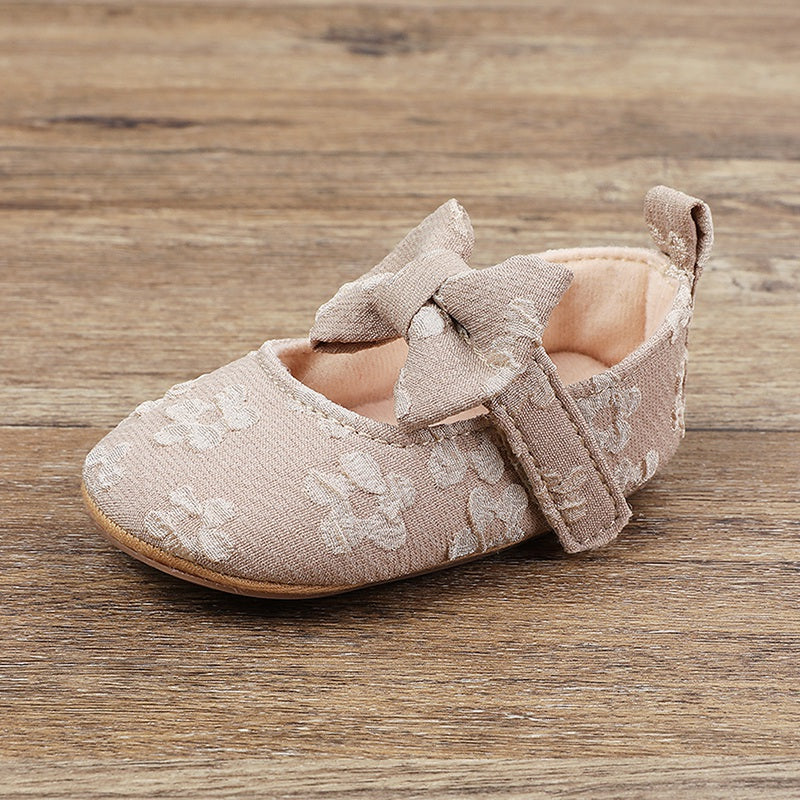 Adorable Bowknot Baby Shoes for First Steps (Non-slip)