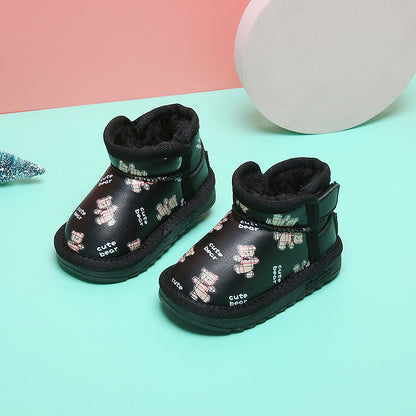 Baby Girls Cotton Soft-soled Snow Boots Shoes