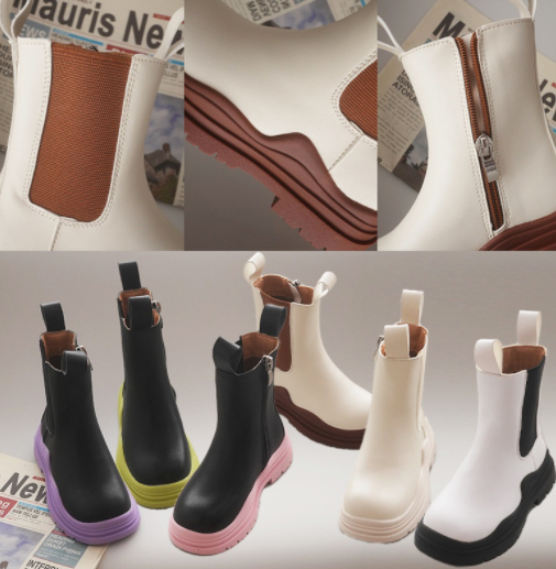 Girls' Short Boots for Autumn and Winter