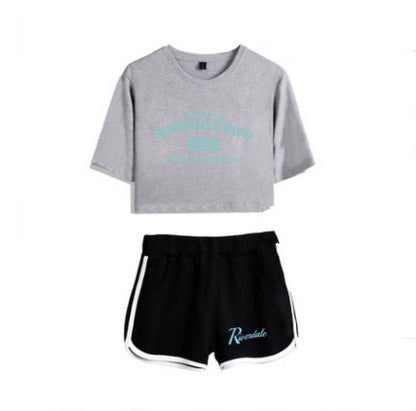 Riverdale Women's Cropped Casual Outfit Set