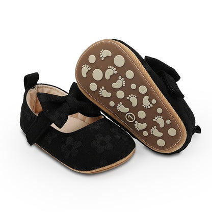 Adorable Bowknot Baby Shoes for First Steps (Non-slip)