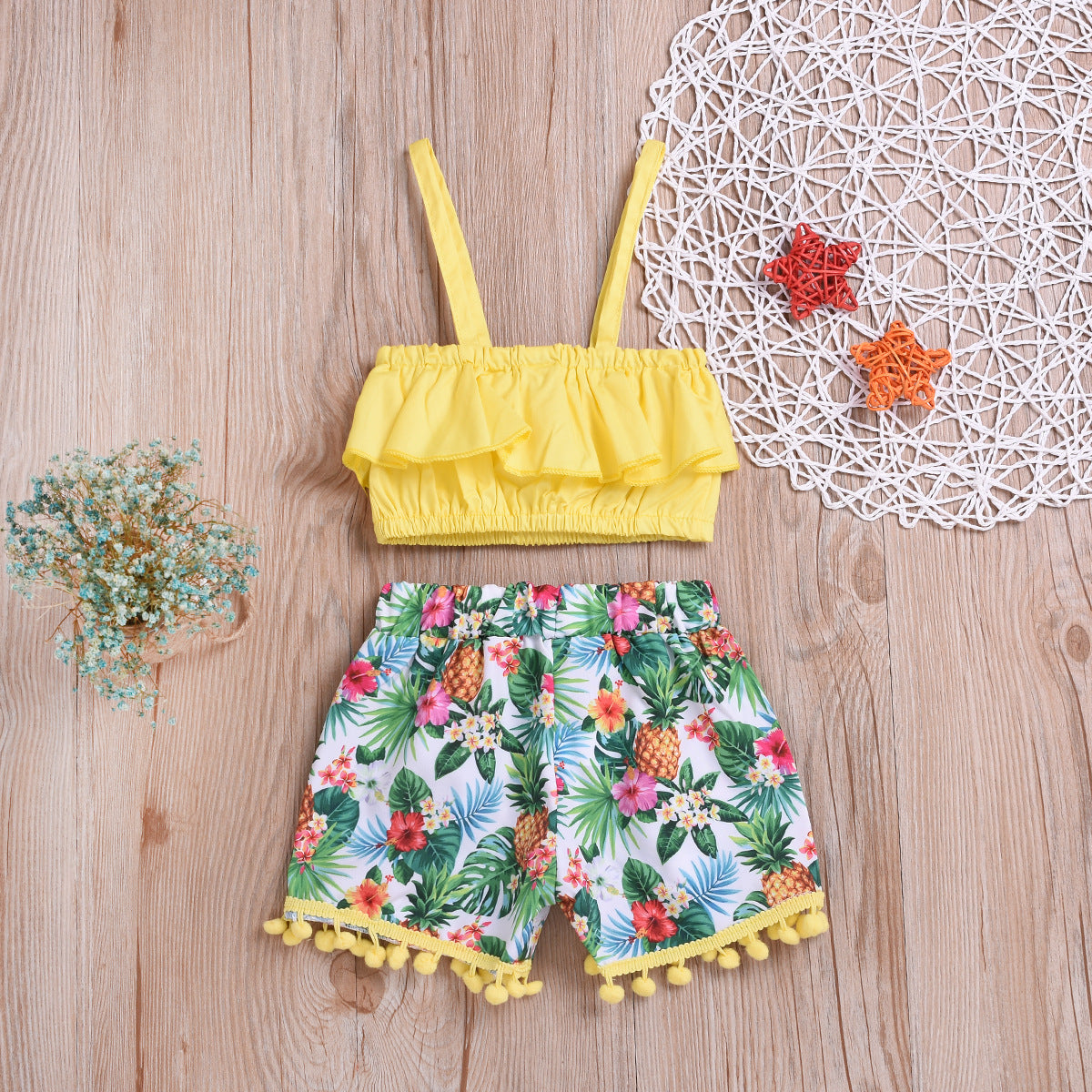 Children's Suspender Dress Outfit