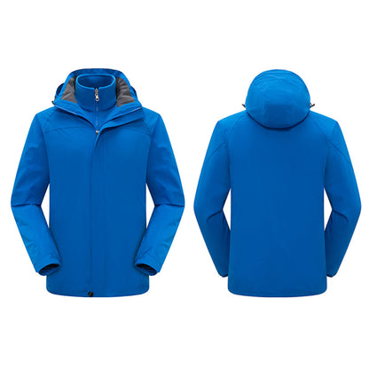 Outdoor 2-Piece Windbreaker Set with Detachable Lining