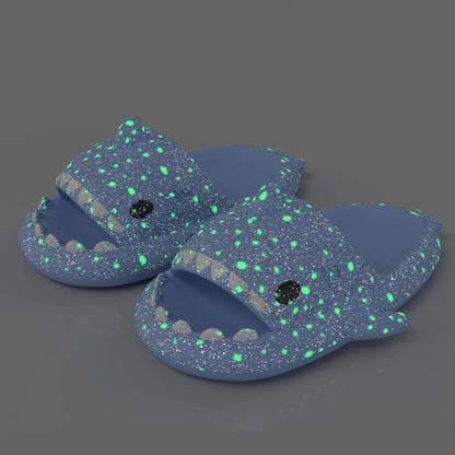 Luminous Shark Slippers for Summer Nights
