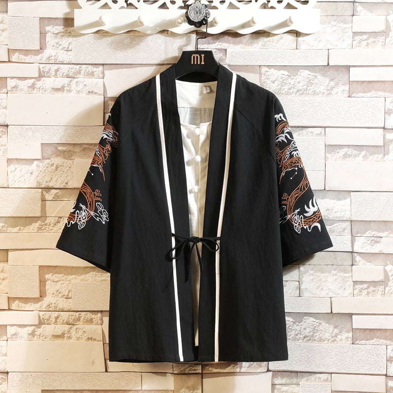 Antique Retro Embroidered Chinese Style Robe