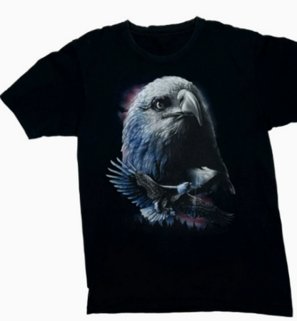 3D Animal Graphic Oversized T-Shirt for Men