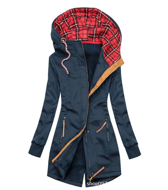 Plus Size Thick Casual Women's Autumn Winter Jacket