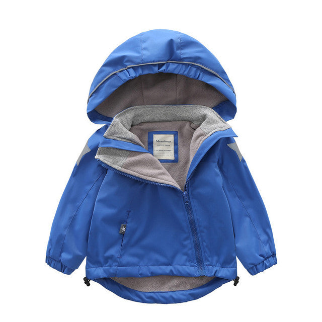 Kids' Spring Autumn Jacket, Windproof and Waterproof
