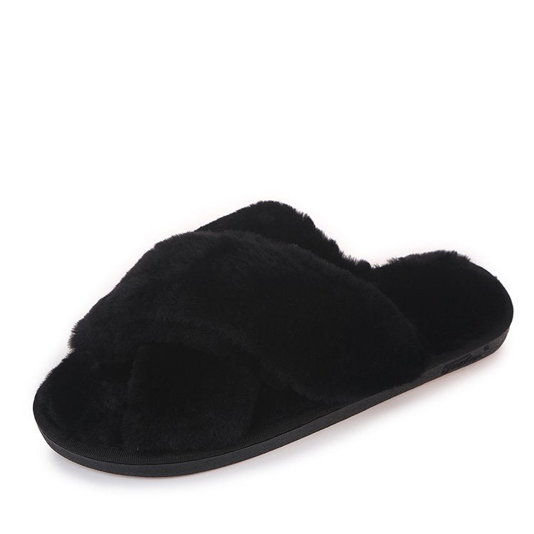 Non-slip Furry Cotton Home Slippers