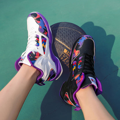 Lightweight High-Top Men's Versatile Basketball Shoes