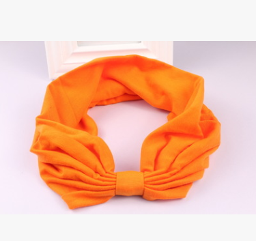 Exaggerated Wide Headband in Solid Cotton Fabric
