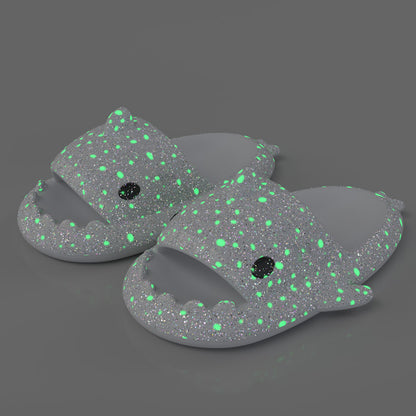 Luminous Shark Slippers for Summer Nights