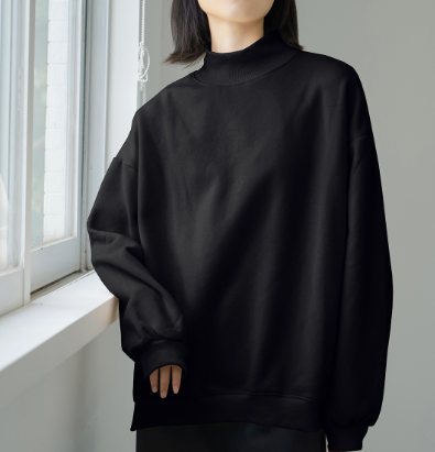 Oversized Solid Color Loose Sweater for Comfort