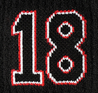 Custom Black Sport Socks with Unique Texture Design