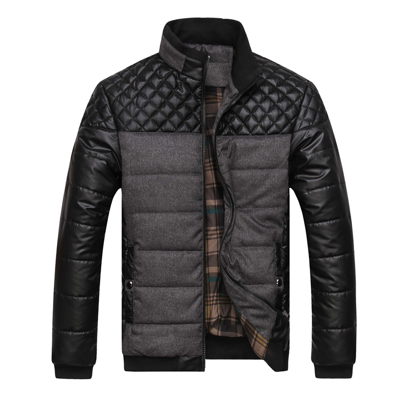 Men's Cotton Jacket, Korean Style Slim Fit Coat