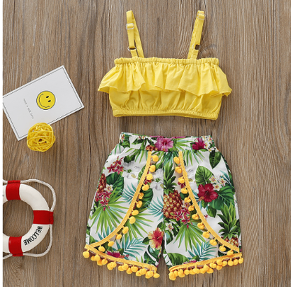 Children's Suspender Dress Outfit