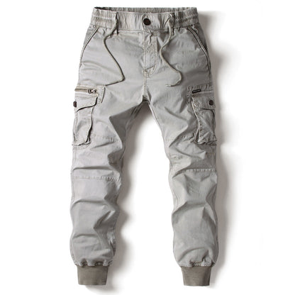 Men's Solid Color Casual Cargo Pants in Multiple Colors