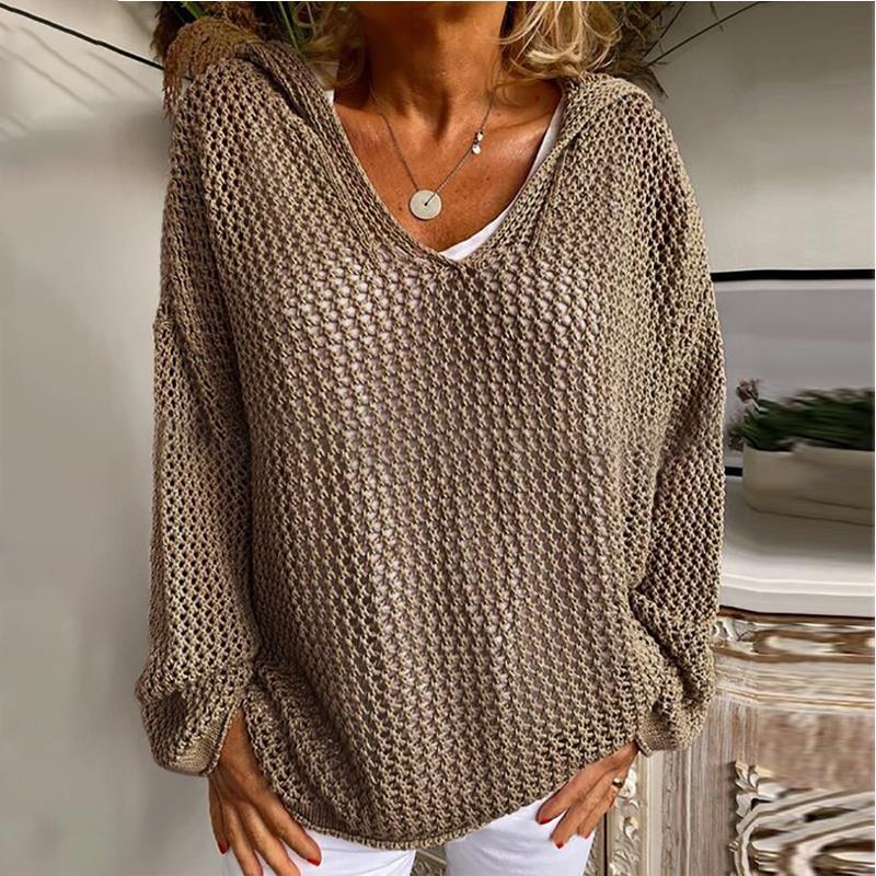 2022 Amazon Hot Knit Sun Protection Hoodie Sweater