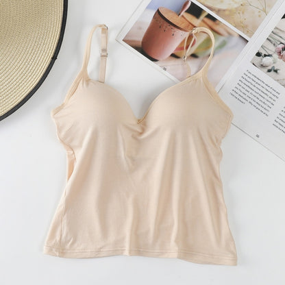 Women's V-neck Soft Breathable Padded Sling Top